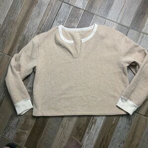 American Eagle Outfitters Beige Sweater
